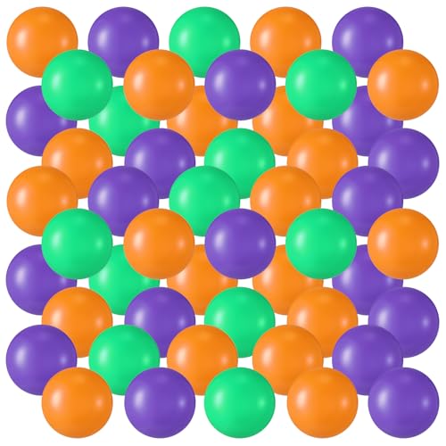 Shappy 180 Pcs Soft Plastic Play Balls Pool Party, Purple, Green, Orange