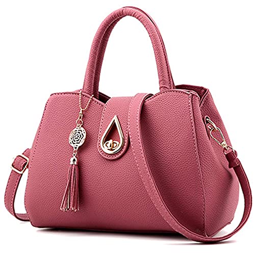 Bolso Satchel de Cuero PU para Mujer con Asa Superior miniatura 1