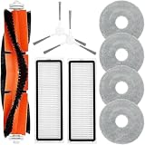 Accessori per robot aspirapolvere Xiàomi Robot Vacuum S20+, 9 pezzi di ricambio per Xiàomi S20 Plus, include 1 spazzola principale, 2 spazzole laterali, 2 filtri HEPA, 4 tamponi tergicristalli