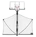 Silverback Basketball Yard Guard Defensive Net System Rebounder with Foldable Net and Arms into Pole