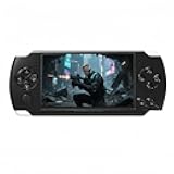 JXD Handheld Game Console 4.3 inch 8GB Built in 2000 Games for Multiple Simulators X6 Retro Video Game Console Mp3/4/Ebook TV Out Mini Hand Portable Game Player Device Holiday/Christmas Gifts(Black)