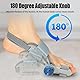aiworth Hallux Valgus Korrektur für Männer Frauen - 180°Verstellbarer Knopf Orthopädische Zehenbegradigung Hallux Bandage - Schmerzfreie Ballenschiene Großzehen Bunion Relief für Links Rechts Fuß