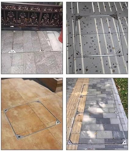 Custom Invisible Manhole Cover - Decorative Septic Tank Lid for Patios, Gardens, Driveways, Sidewalks - Custom Size (39.4x39.4in/100x100cm) - Durable & Stylish Solution