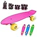 NAMOARLY Skateboard Complete Beginners Stylish Design Wheel Skateboard for Boys and Girls Teens and Adults for Ages and Activities