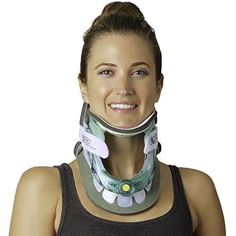 Aspen Vista Cervical Collar - 2-Piece Neck Brace for Restricting Cervical Motion -Relieves Neck Discomfort and Spine Pressure - Soft Cotton Padding - 6 Height Adjustments Cover