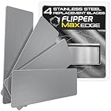 Flipper Edge MAX Stainless Steel Blades - 4pk