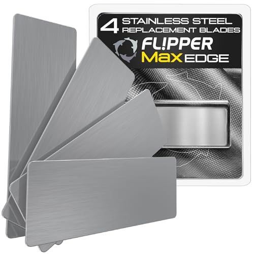 Image of Flipper Edge MAX Stainless Steel Blades - 4pk