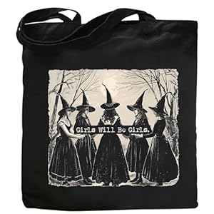 Kimoli Aesthetic Witchy Canvas Tote...