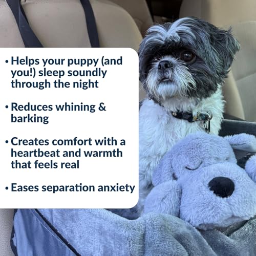 Snuggle Puppy Original Dog Toy for Small Breeds - Heartbeat Puppy for Dogs - Pet Anxiety Relief and Calming Aid - Comfort Dog Toys for Behavioral Training. - Thumbnail 3