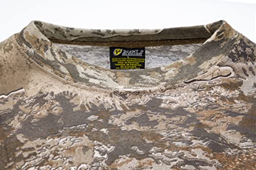 SCENTBLOCKER Scent Blocker Fused Cotton Lightweight Short-Sleeve Camo Hunting Shirt for Men (RT Excape, X-Large) - Thumbnail 6