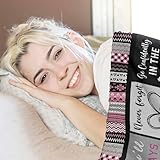 Parcae Daughter Gifts Christmas, Birthday Gifts for Daughters Adult, Idea Daughter Birthday Gifts, Best Daughter Presents Dear Daughter Blanket from Mum Dad 150x130CM - Image 3