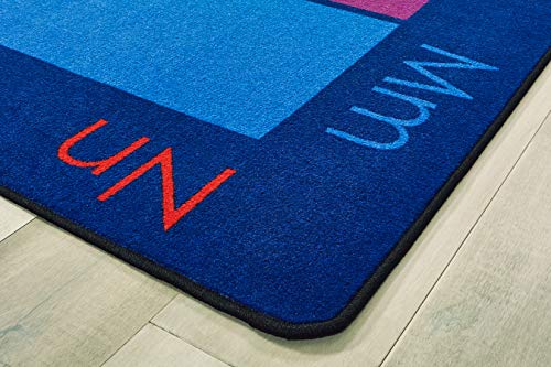 Carpets For Kids 8612 Colorful Places Seating Rug 7Ft 6In X 12Ft Rectangle, Multicolored #TOP2