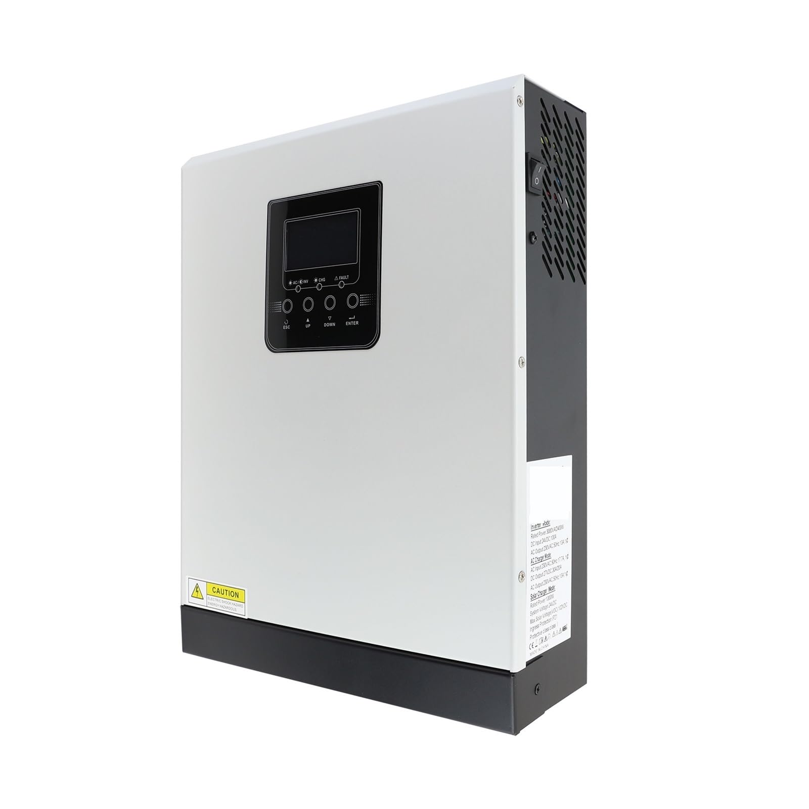 Amazon | 2.4KW ハイブリッドインバーター 24V 3KVA ソーラー 