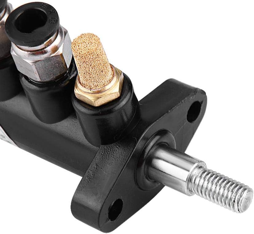 Control Valve Foot Pedal for Tire Changer Machines Type A with 8mm Pipe Diameter and Mufflers (2 Pack)