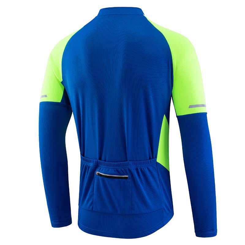 Chaqueta ciclismo hombre térmica azul tamaño XXL miniatura 6