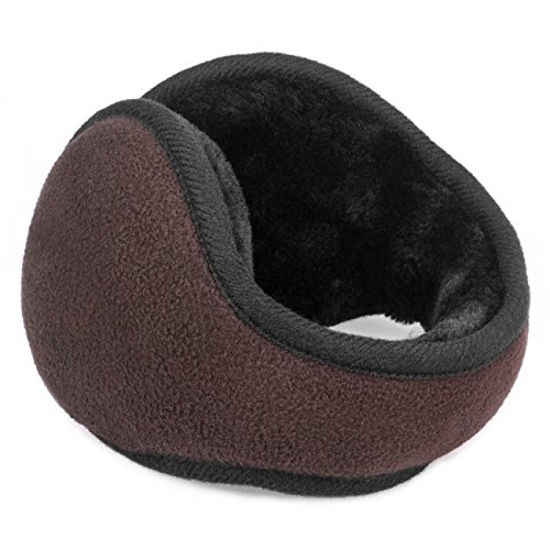 Earmuffs Unisex Classic Foldable Ear Muffs Winter Accessory Outdoor Ear Warmer (One Size, Coffee) #TOP2