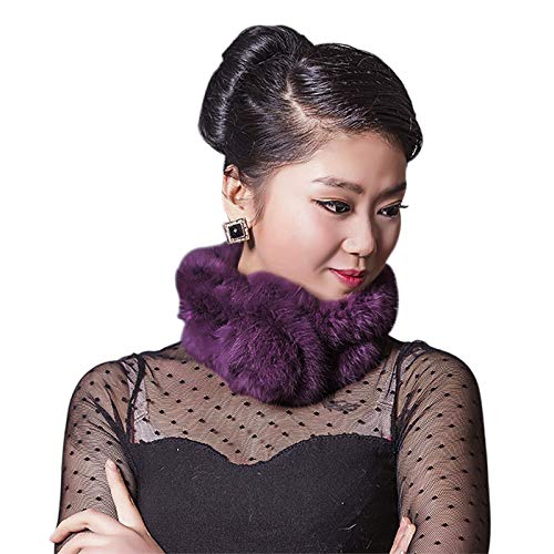 Women Faux Fur Collar Scarf Winter Neck Gaiter Plush Neck Wrap Warmer Cozy Warm Neckerchief4