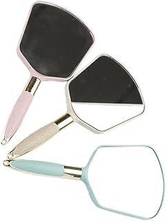WOONEKY Handheld Mirror with Handle Lightweig...