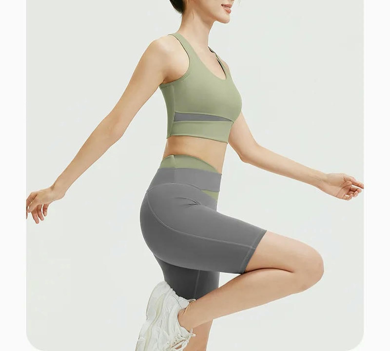 Conjunto de traje de yoga para mujer, estilo casual, para correr, entrenamiento, gimnasio, ropa deportiva