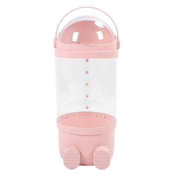 Stuffed Animal Storage Tube, Stuff Animal Organizer Stuffed Animal Zoo Storage, Plastic Transparent Stuffed Animal Zoo Organizer, Doll Display Bucket for Bedrooms, Playroom Pink