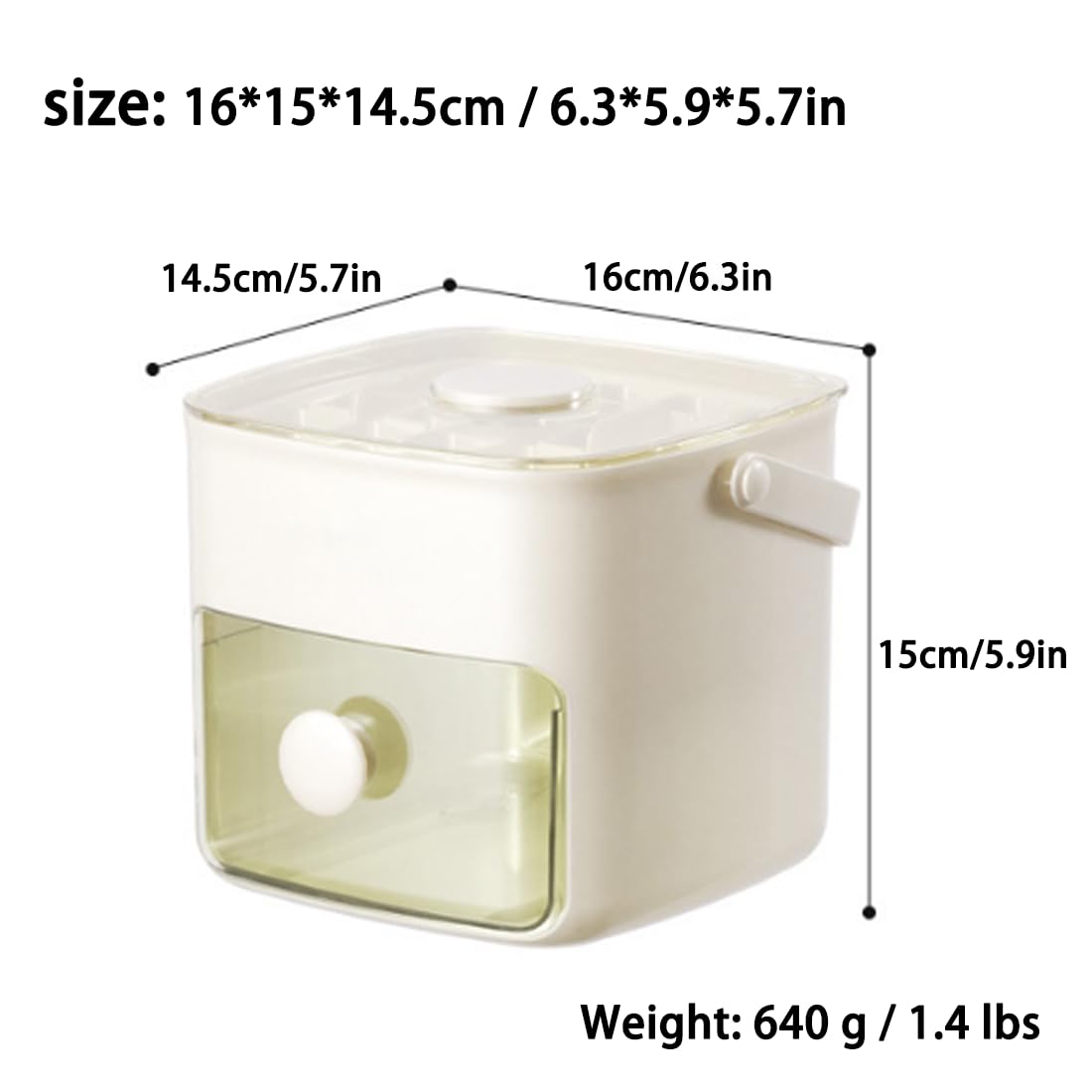 Cubitera de 48 Cubitos con Tapa de Presión Fácil, Bandeja Portátil de Doble Capa con Recipiente y Pinzas, Molde de Silicona de Liberación Rápida para Congelador (Green + Insulated Bag)
