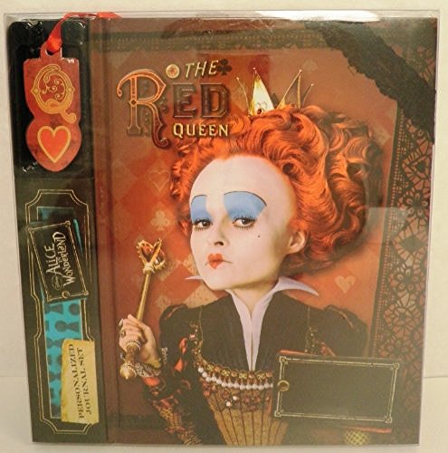 Disney Red Queen Journal with Bookmark- Red Queen and Card Symbol Watermarks