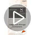 Image of Fridge Storage Containers for Vegetables - 1200 ml (Pack of 6) | Refrigerator Organiser Boxes | Freezer Safe, BPA Free Plastic Fridge Containers | Kitchen Storage Box for Vegetables & Fruits