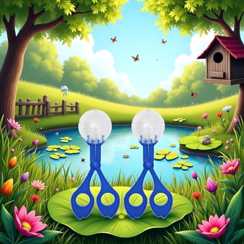 2er-Pack Naturforschungswerkzeuge – ergonomische Schaufeln und Klemmen für Feldforschung und Outdoor-Aktivitäten, langlebiges Kunststoffdesign mit rutschfestem Griff