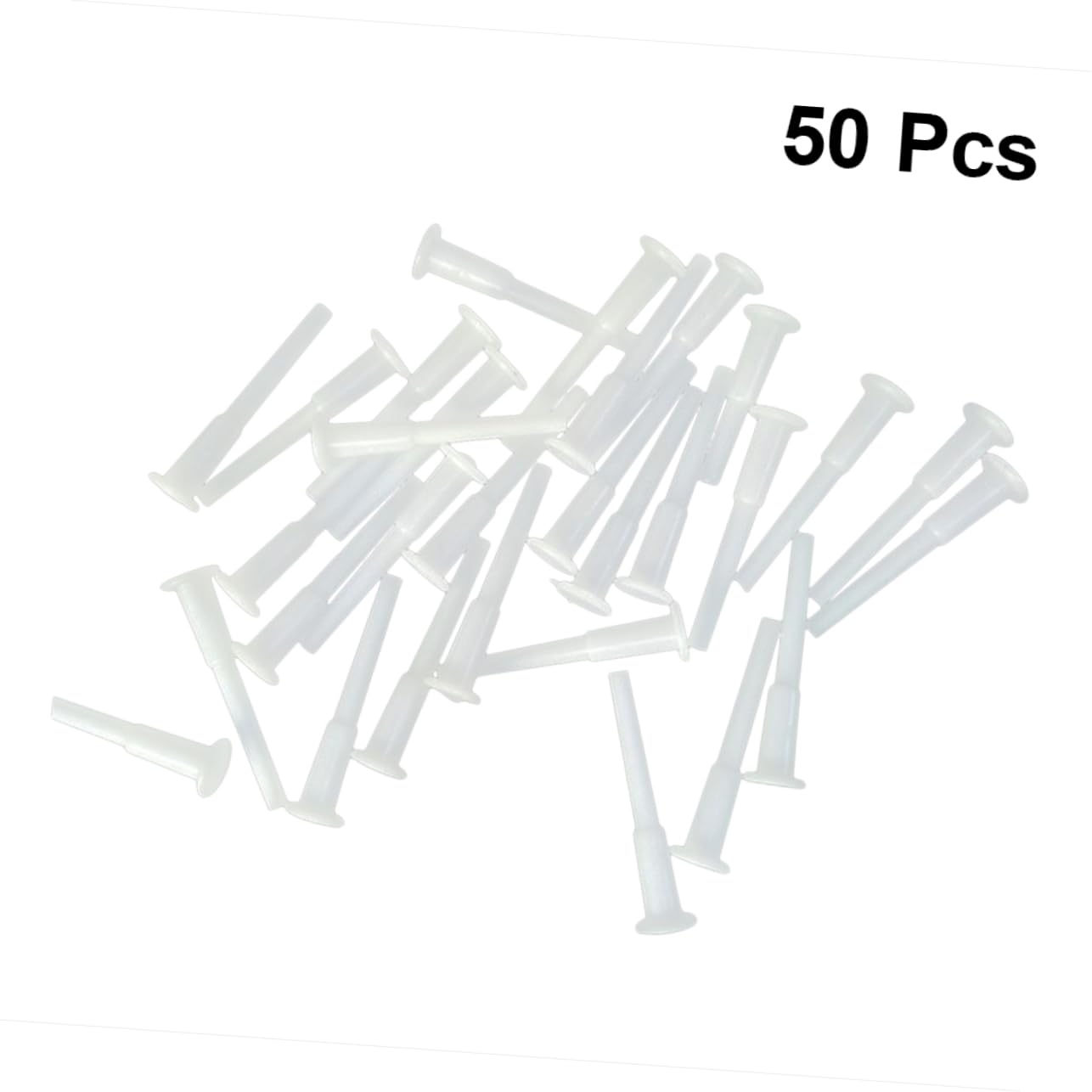 balacoo 50Pcs Air Plug Pins for Yoga Ball Durable White Ball Stopper for Exercise Convenient Air Inflation Tool for Stability and Exercise Balls