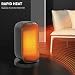 Senelux Space Heater, PTC Portable Electric Desktop Heater 600W Low Energy Consumption Heater, Fan Heater Silent with Overheating & Tip-Over Protection, 3s Fast Heating, 2 Modes for Home Office Desk Senelux Space Heater, PTC Portable Electric Desktop Heater 600W Low Energy Consumption Heater, Fan Heater Silent with Overheating & Tip-Over Protection, 3s Fast Heating, 2 Modes for Home Office Desk