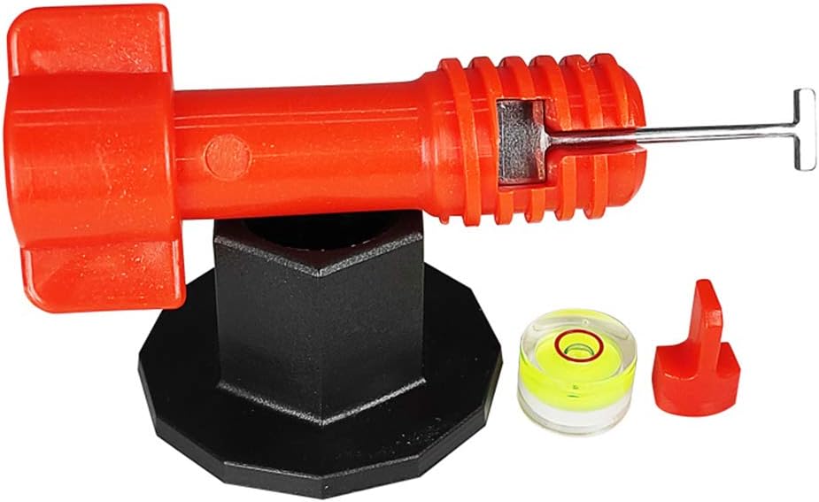 Upgraded Tile Leveling System Kit Reusable Tile Leveler Spacers with Replaceable Steel Needle Flat Ceramic Tile Adjusters Floor Wall Construction Tools - - 