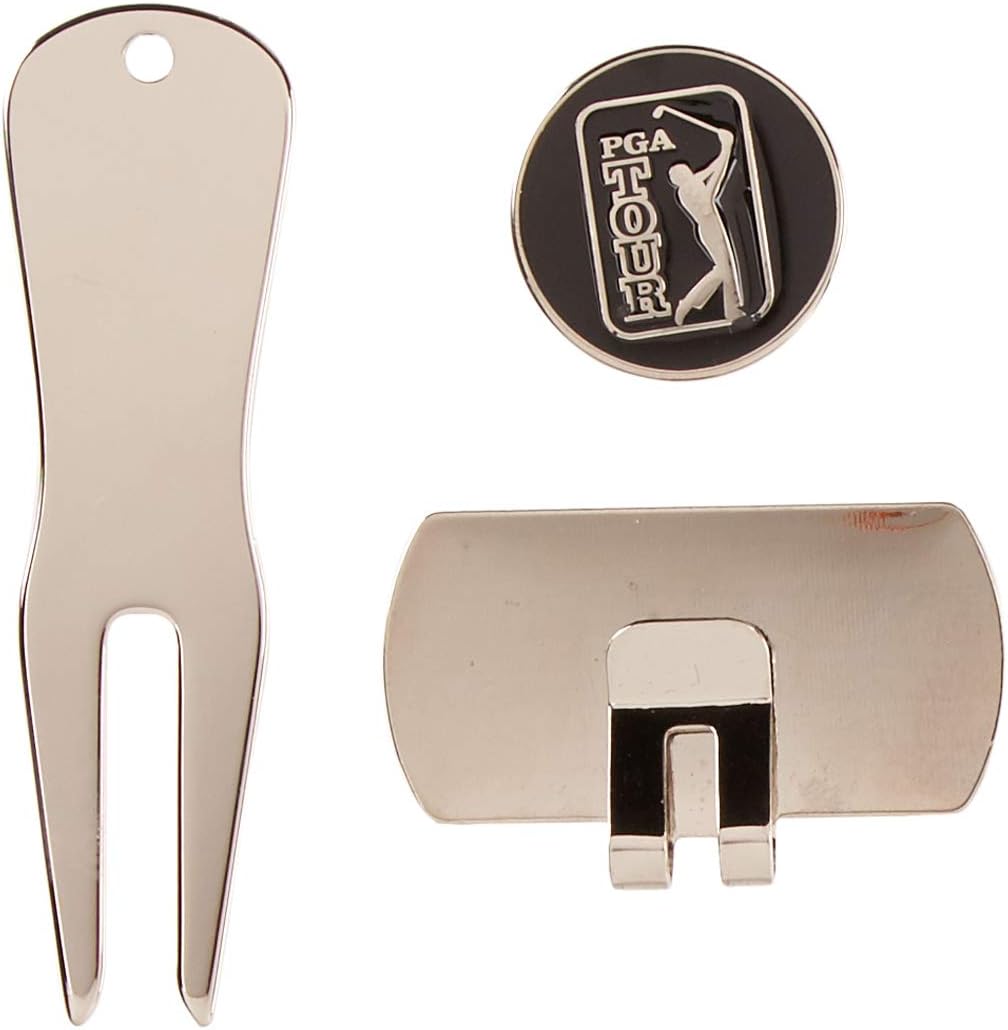 PGA TOUR Golf Hat Clip TIN Gift Set, Solid/Solid, One Size : Sports & Outdoors