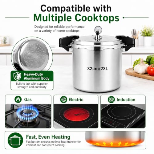 24QT Pressure Canner with 11-Piece Kit