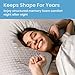 Snuggle-Pedic Adjustable Memory Foam Pillows - ﻿GreenGold Certified Pillow w/ Viscose of Bamboo Cover for Side, Stomach & Back Sleepers - Made in the USA - ﻿Standard