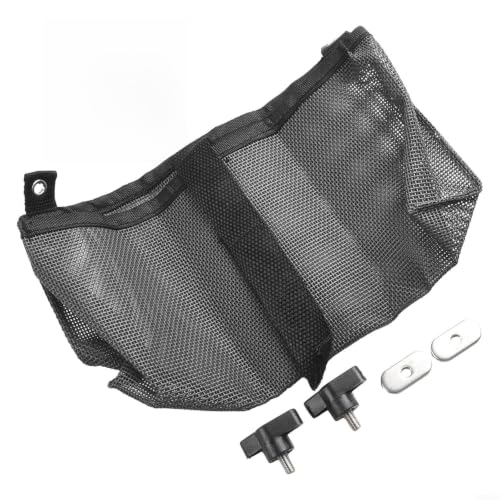 Posheliox Sac de rangement en maille pour bateau, sac de rangement pour équipement de canoë, pochette latérale pour matériel de pêche, filet pour accessoires de yacht, sac de camping, bouteille de