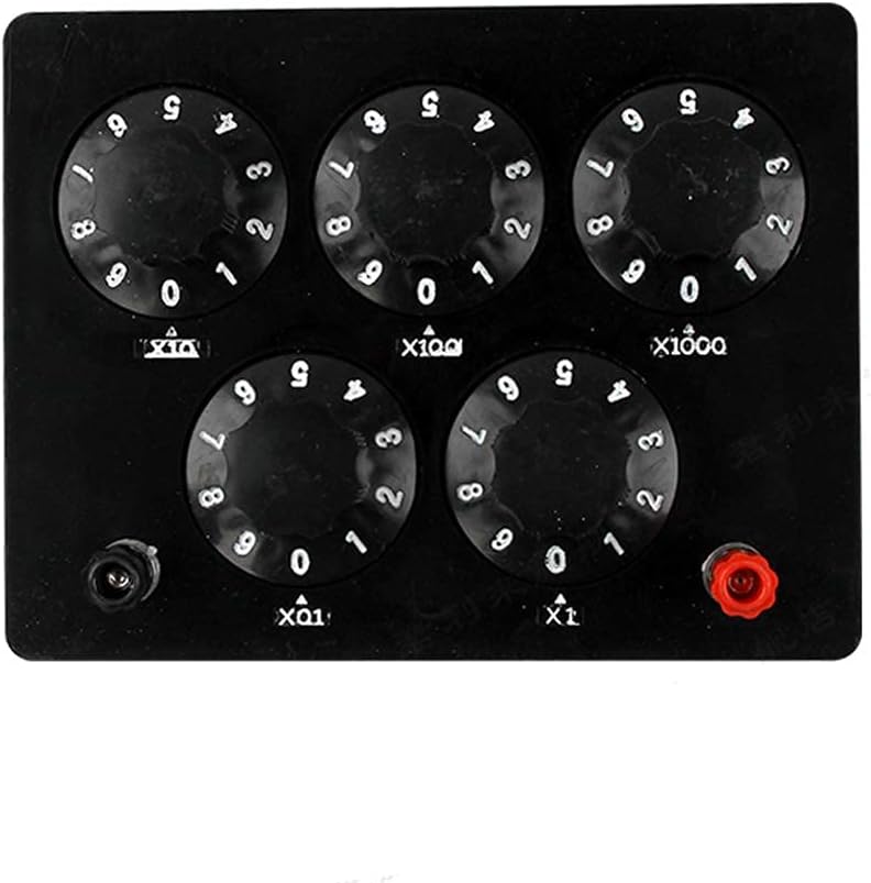 Adjustable Resistance Box, 0-9999.9 Ohm, Varistor Box, Physics Experiment Teaching Instrument (A)