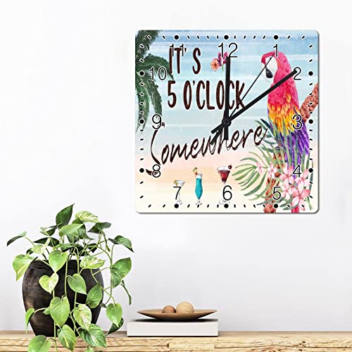 Horloge murale décorative en bois de qualité supérieure style rétro