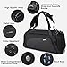 BANGE Men's and Women's Backpack Fitness Sports Bag, Large Capacity Waterproof Luggage Bag, Black Grey, Black, L, Backpack