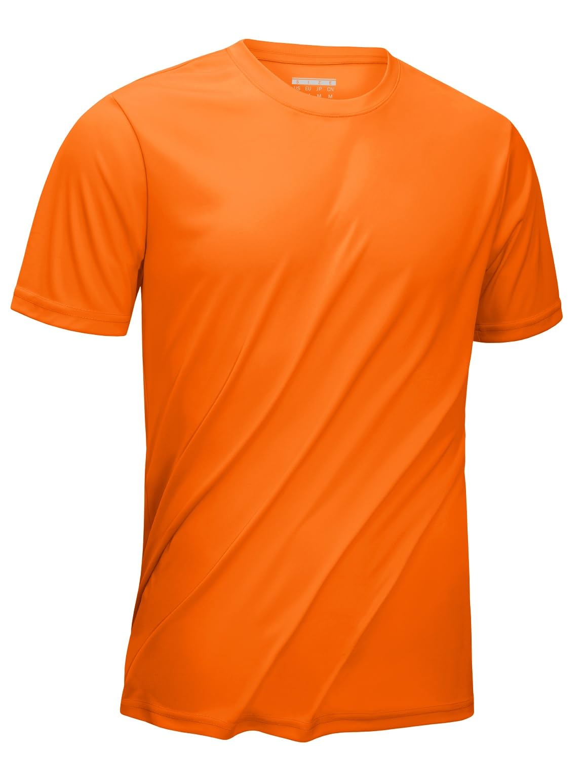 KEFITEVD Camiseta Elástica de Secado Rápido para Hombre, Camisetas de Manga Corta Ligeras Informales Finas de Verano