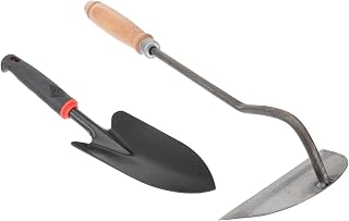 Portable Hoe and Weeding Shovel Tool Set, Wood Iron