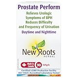 New Roots Herbal Prostate Perform, 90 Softgels - Enhanced with Beta Sitosterol, Saw Palmetto, Lycopene, Stinging Nettle & Vitamin E - Support for Prostate Wellness & Urinary Function