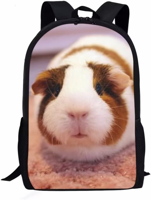 Beauty Collector Lightweight Guinea Pig Travel School Backpack for Girls Kids Boys