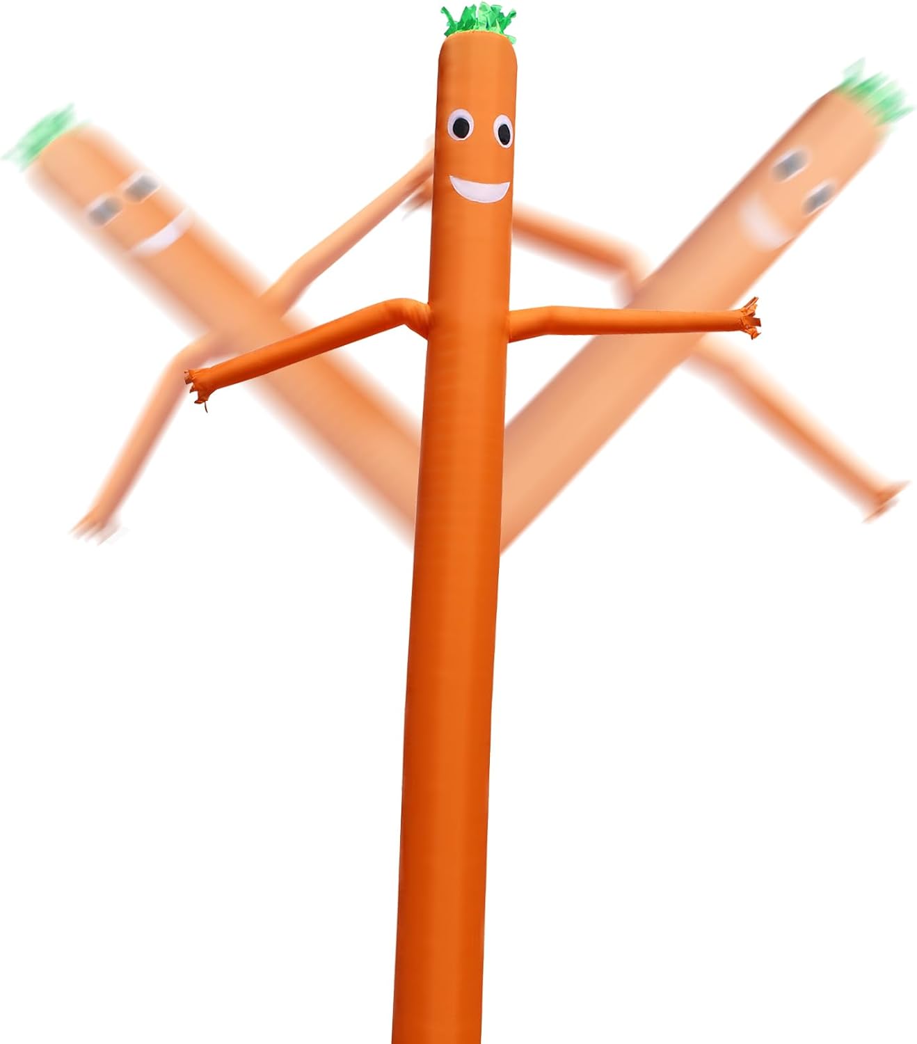 10FT Sky Air Puppet Dancer Inflatable Dancer Waving Tube Man Air Puppet Dancer for Store Sign Advertising 3M (Blower Not Included) (Orange)