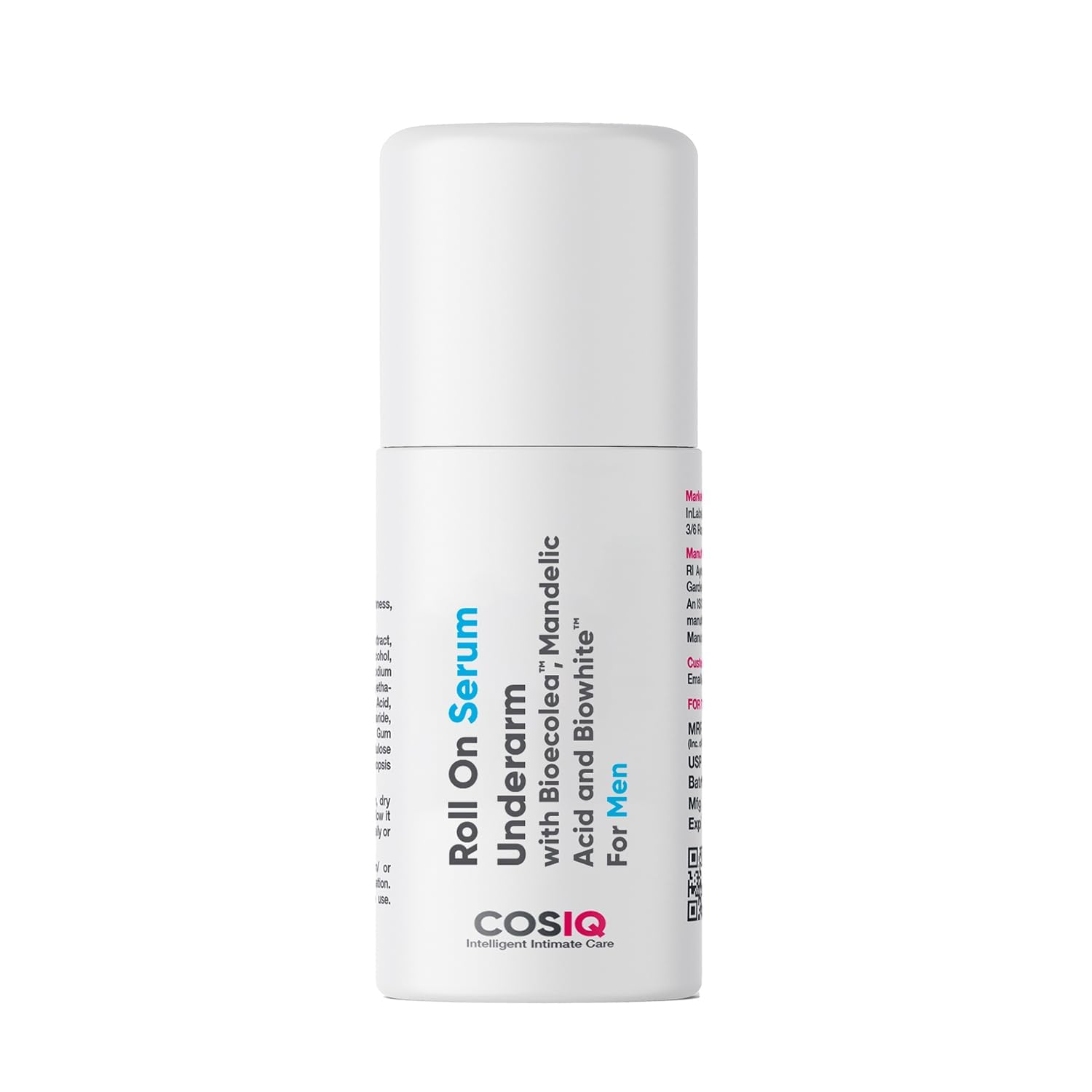 Brightening Underarm Roll On Serum for Men | With Bioecolea, Mandelic Acid and Bio White | Prevents Body Odour, Brightens Skin & Exfoliates Underarms |Suitable for Sensitive Skin |1.35 oz