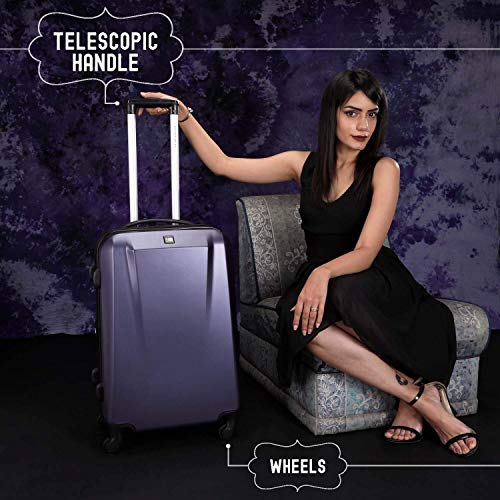 Image of Nasher Miles Canberra Hard-Sided Check-in Luggage Bag Trolley /Travel /Tourist