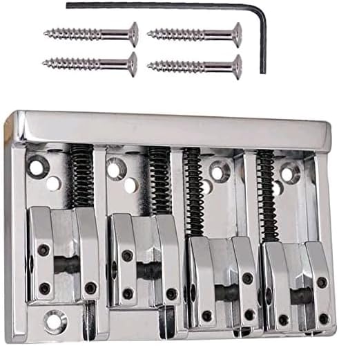 Amazon.com: 4 String Electric Bass Bridge High End Saddle Bass Bridge ...