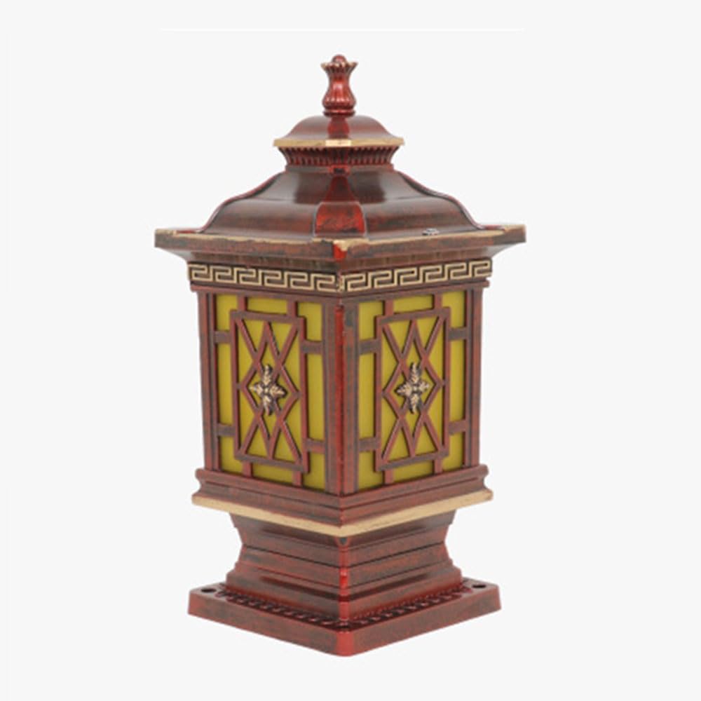 Lampes à stigmatisation extérieure IP65 avec finition Red Post et câblage dur E27 - 8