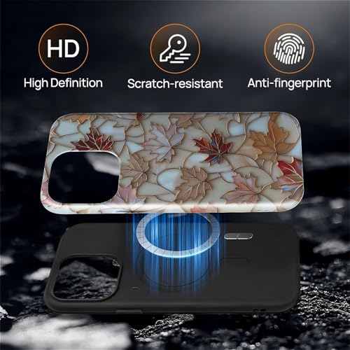 Coque de protection iPhone 15 Pro MagSafe rigide finition silicone brillant