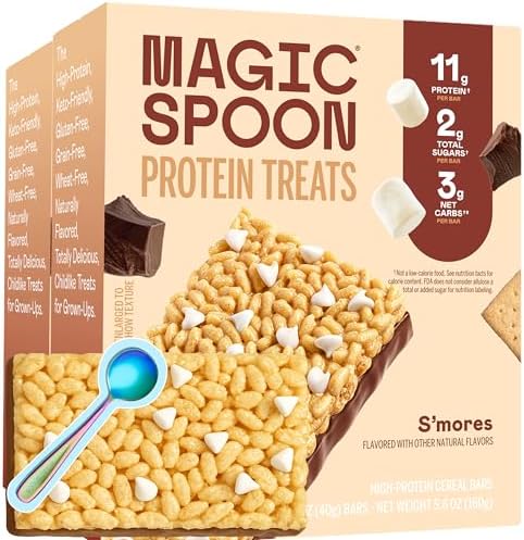 Magic Spoon Treats Smores - 8 High Protein Bars, Gluten Free