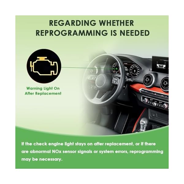 Upstream NOx Nitrogen Oxide Sensor - Compatible with 2013-2018 Ram 2500 3500 4500 5500 Vehicles - 6.7L L6 Cummins Diesel - Replace# 5WK96742B, Inlet - Image 6